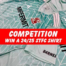 COMPETITION - WIN A STFC 24/25 TEAM SHIRT 