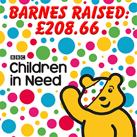 Barnes raise money for Children in Need!